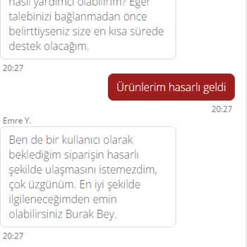 Soğuk Ve Deforme Yemek, İlgisiz Destek