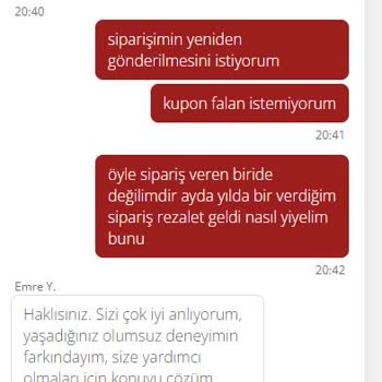 Soğuk Ve Deforme Yemek, İlgisiz Destek