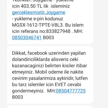 Yanlış Mesajlarla Gelen Yüklü Fatura Şoku