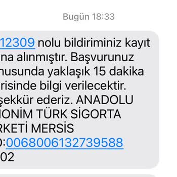 Anadolu Sigorta'nın Çekici Hizmetinde Uzun Bekleme Ve Kaba Davranış