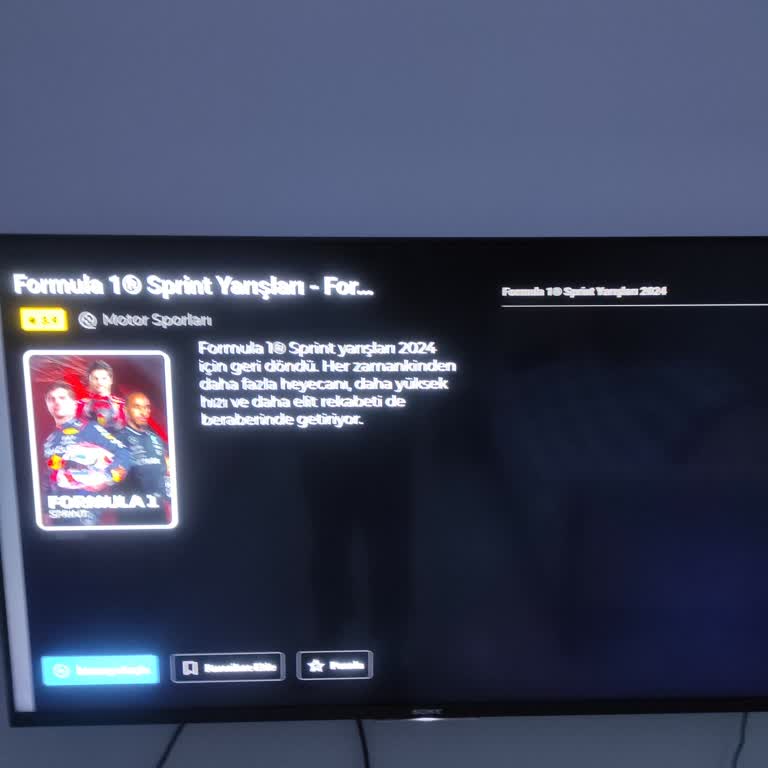 Todd Uygulaması F1 Yayın Sorunu