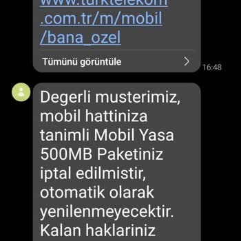 Yanıltıcı Mesajlarla Mağduriyet: Paket Onayı Ve TL Tükenmesi