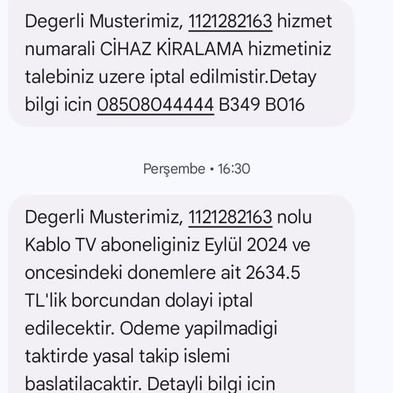 Kablo Net İle Yaşadığım Fatura Ve Hizmet Sorunları