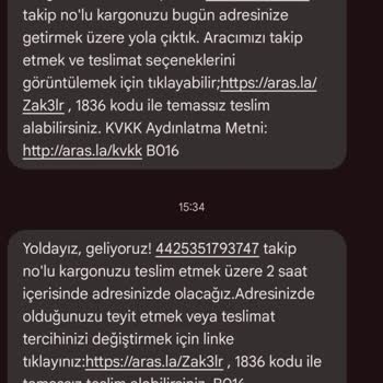 Aras Kargo'nun Adres Hatası Ve Yanıltıcı SMS'leri