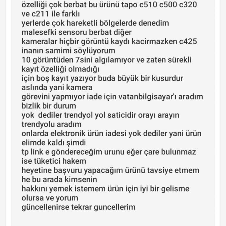 Trendyol'da Elektronik Ürün İade Sorunu