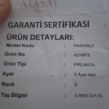 Pırlanta Bileklik Garanti Sorunu