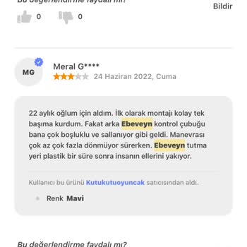 Ebeveyn Kontrol Kolu Problemi