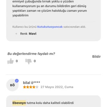 Ebeveyn Kontrol Kolu Problemi