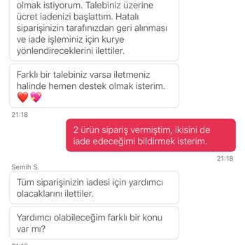 Siparişin Geç Teslimatı Ve İade Sorunu