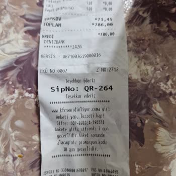 KFC'de Eksik Ürün Ve İlgisiz Tavır