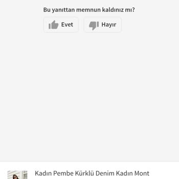 Trendyol'dan Aldığım Ceket Boya Akıttı Ve Destek Alamıyorum