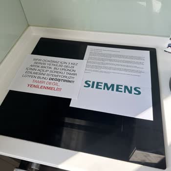 Siemens İq100 İndüksiyonlu Ocakta Süregelen Sorunlar Ve Müşteri Memnuniyetsizliği