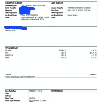 Yapraklar Pişmiyor, Müşteri Hizmetleri Sessiz