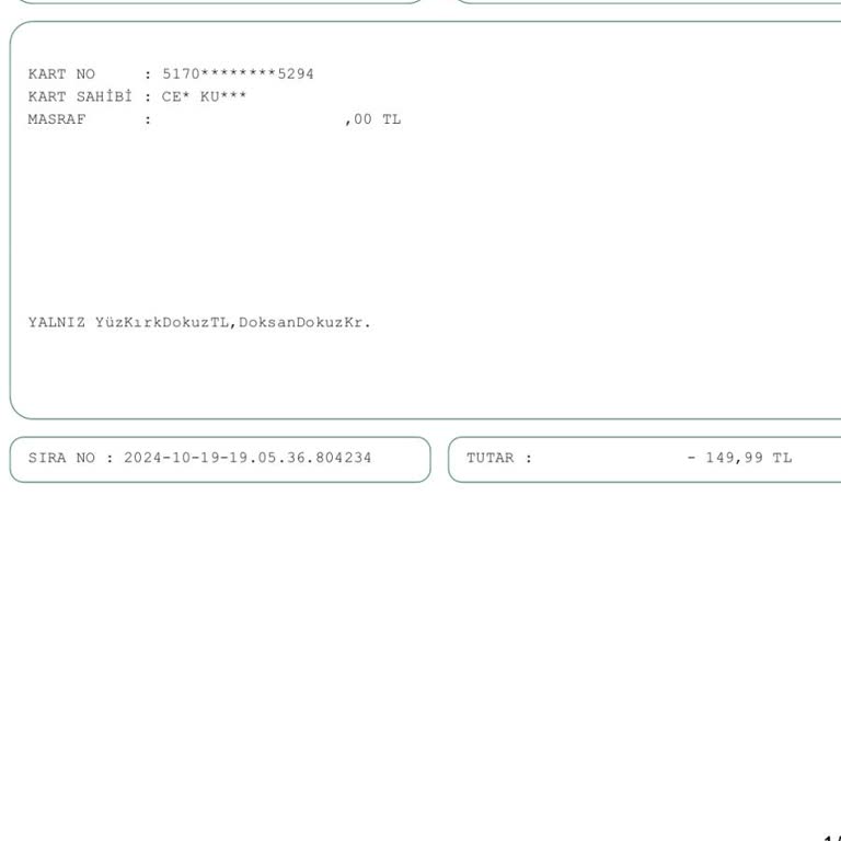 Haberim Olmadan Yapılan Para Çekimi