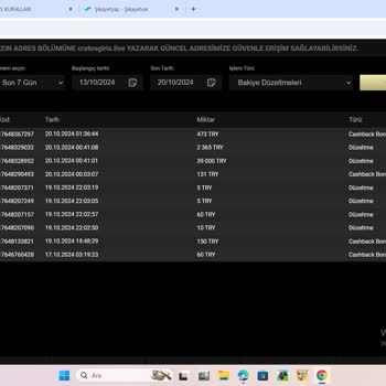 Cratos Royal Bet Kazandığım Parayı Sildi