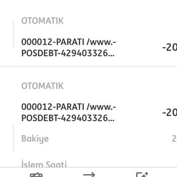 Hesaplarımızdan Yetkisiz Para Çekimi: Praktika-Posdebt