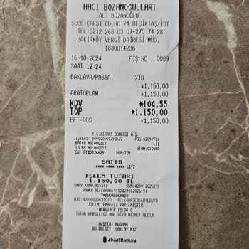 Hacıbozanoğulları Tatlıda Tahta Parçası Şoku