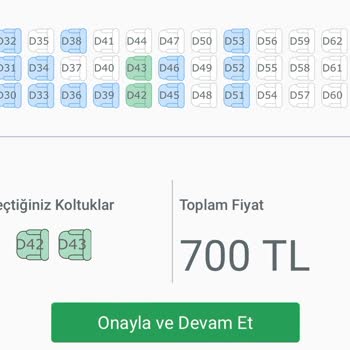 Feribot Biletinde Koltuk Karmaşası