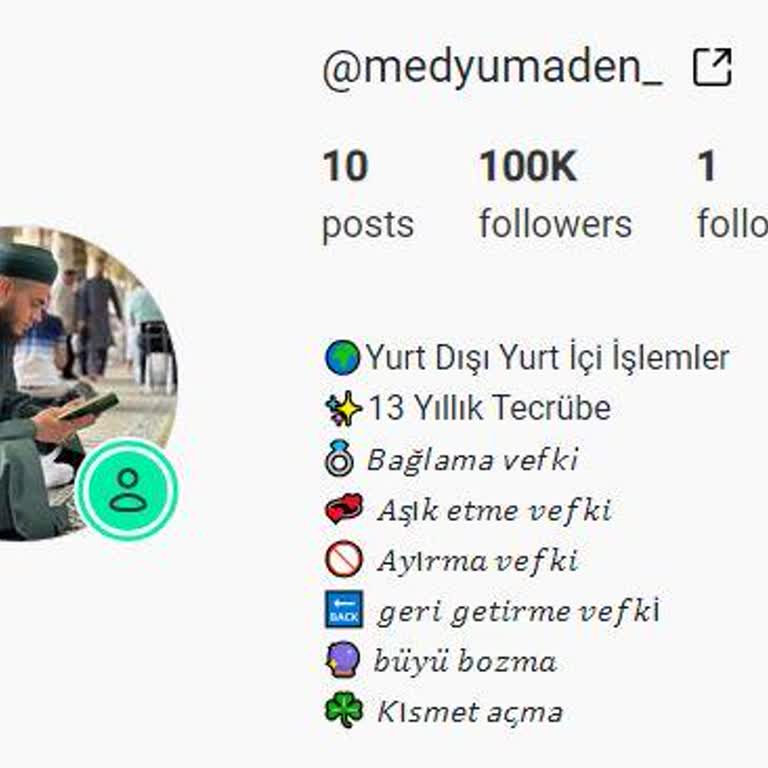 Medyum Aden Sahte Medyum İşlemleri İle İnsanları Mağdur Etmektedir!