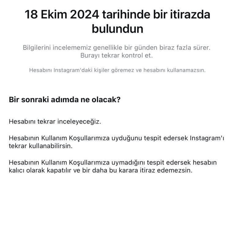 Instagram Hesabım Haksız Yere Kapandı, Yardımcı Olur Musunuz?