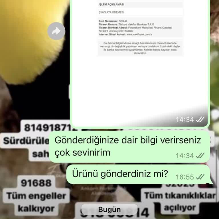 Teslim Edilmeyen Hediye Ve Ulaşılamayan Müşteri Hizmetleri