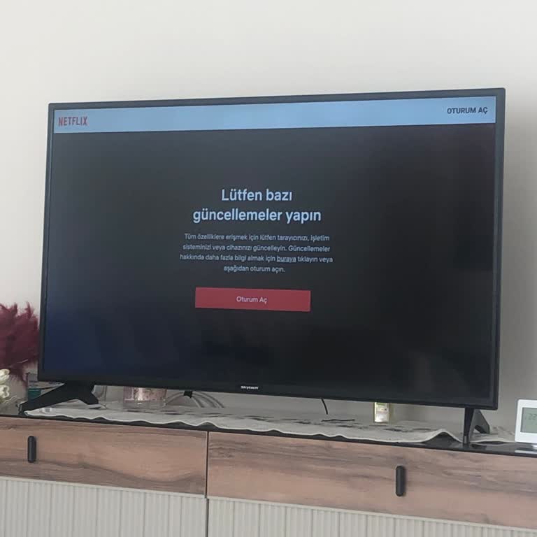 Televizyon Güncelleme Sorunu Ve Netflix Erişimi