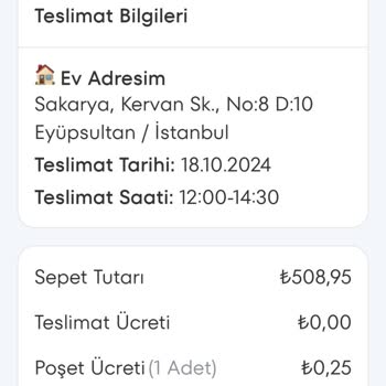 A101 Sipariş Teslimat Sorunu