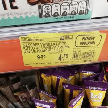 Nescafe Vanilya Latte İndirimi Neden Uygulanmadı?