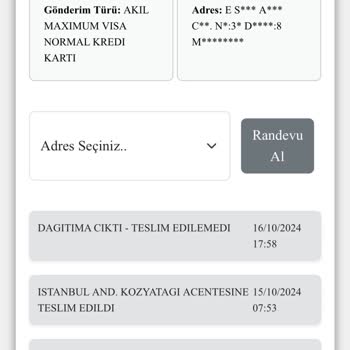 Kredi Kartı Teslimatındaki Gecikme Ve İletişim Sorunu