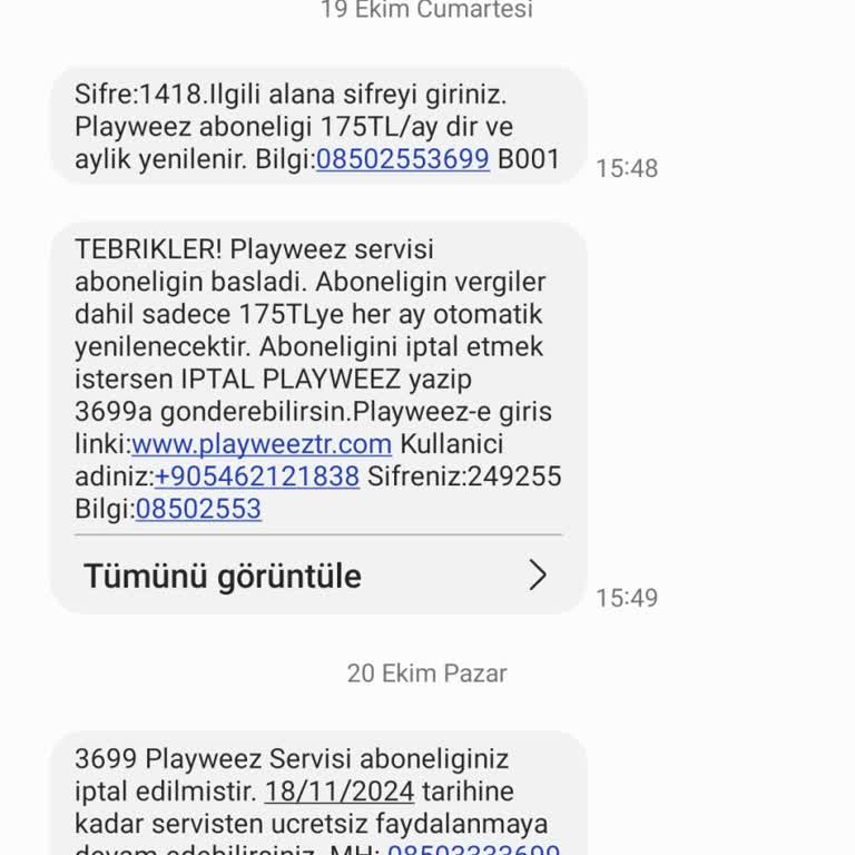Playweez Aboneliği Ve Haksız Kesinti Sorunu