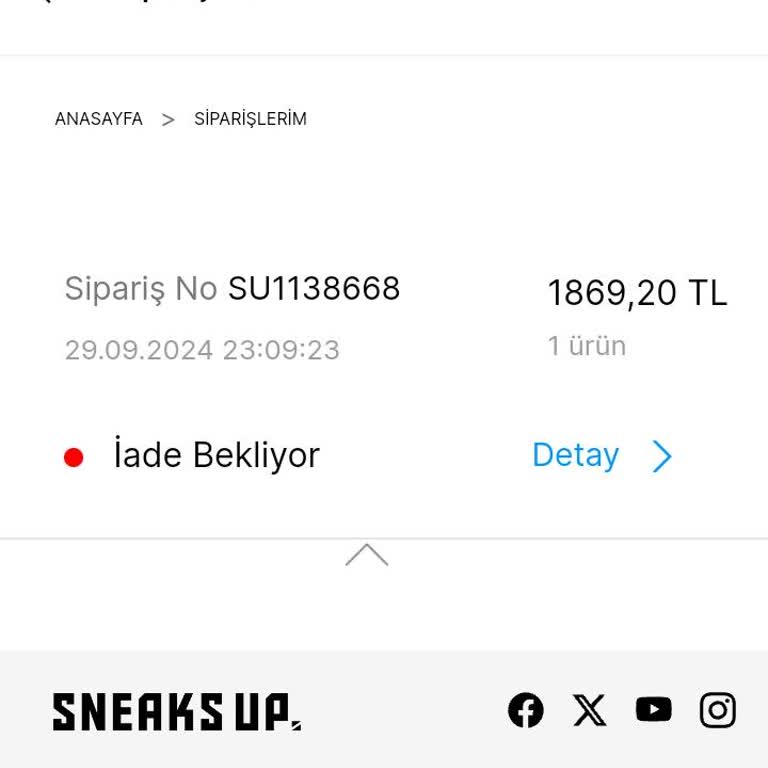 Sneaks Up: İade Sürecinde Hayal Kırıklığı