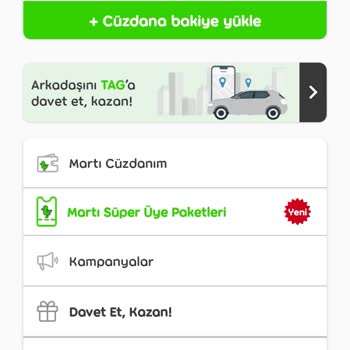 Martı Cüzdan Bakiyesi Geri Yüklenmiyor