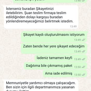 Hepsijet Kargo'nun Güvenilmez Teslimat Süreci