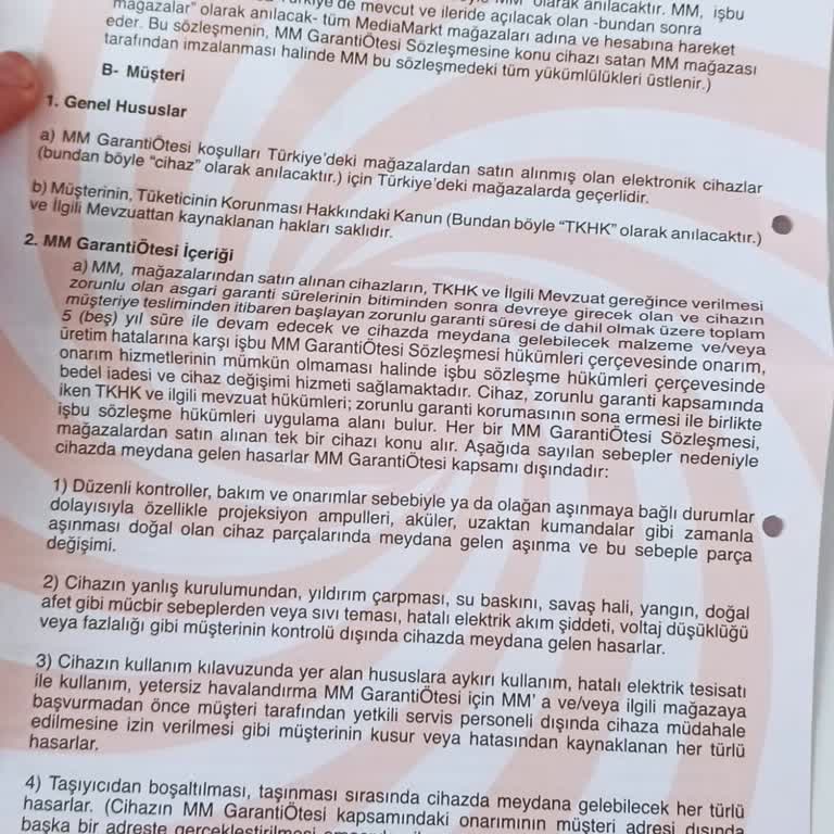 Media Markt'tan Aldatıcı Garanti Hizmeti: Müşteri Mağduriyeti