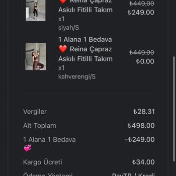 Sipariş İptali Ve Geri İade Talebi