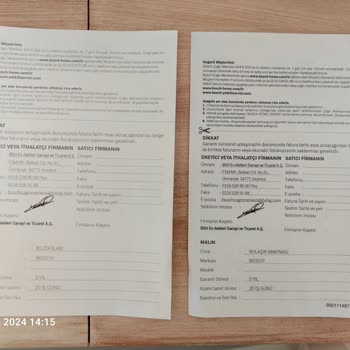 Bosch Ürünlerinde Erken Renk Ve Paslanma Sorunu