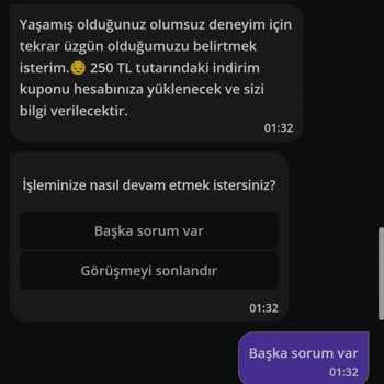 Eksik Ürünler Ve Kupon Sorunu