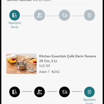Vivense'den Sipariş Edilen Mutfak Eşyalarının Teslim Edilmemesi Ve İletişimsizlik Sorunu