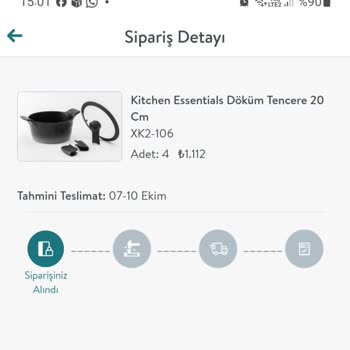 Vivense'den Sipariş Edilen Mutfak Eşyalarının Teslim Edilmemesi Ve İletişimsizlik Sorunu