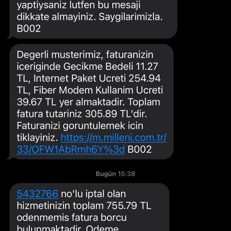 Kullanılmayan İnternet İçin Yüksek Fatura Şoku