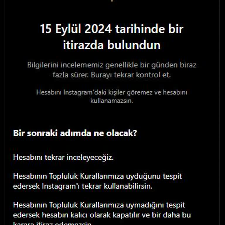Instagram Haksız Hesap Askıya Alınması Ve Destek Eksikliği