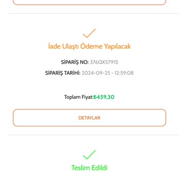 İade Sürecinde Gecikme Ve İletişim Sorunu