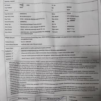 Tekno Cihazımın Ekran Sorunları Çözülmedi