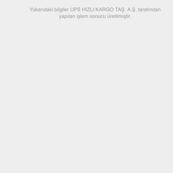 UPS Türkiye'nin Kurye Hizmetinde Hayal Kırıklığı