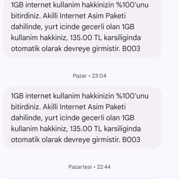 Faturalı Tarifede Bilgilendirme Eksikliği Ve Yüksek Aşım Ücreti