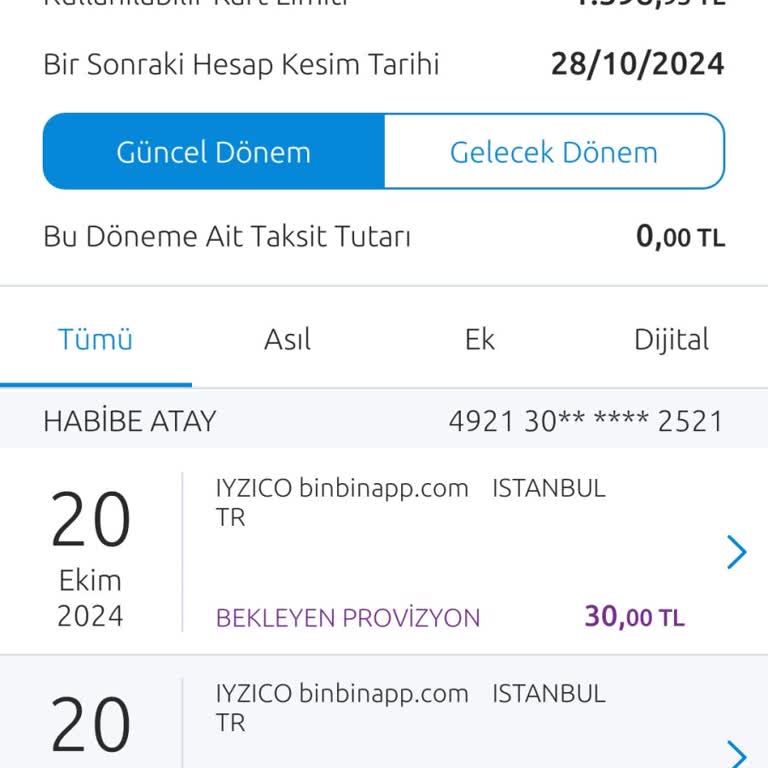 BinBin Kullanımında Haksız Ücret Kesintisi