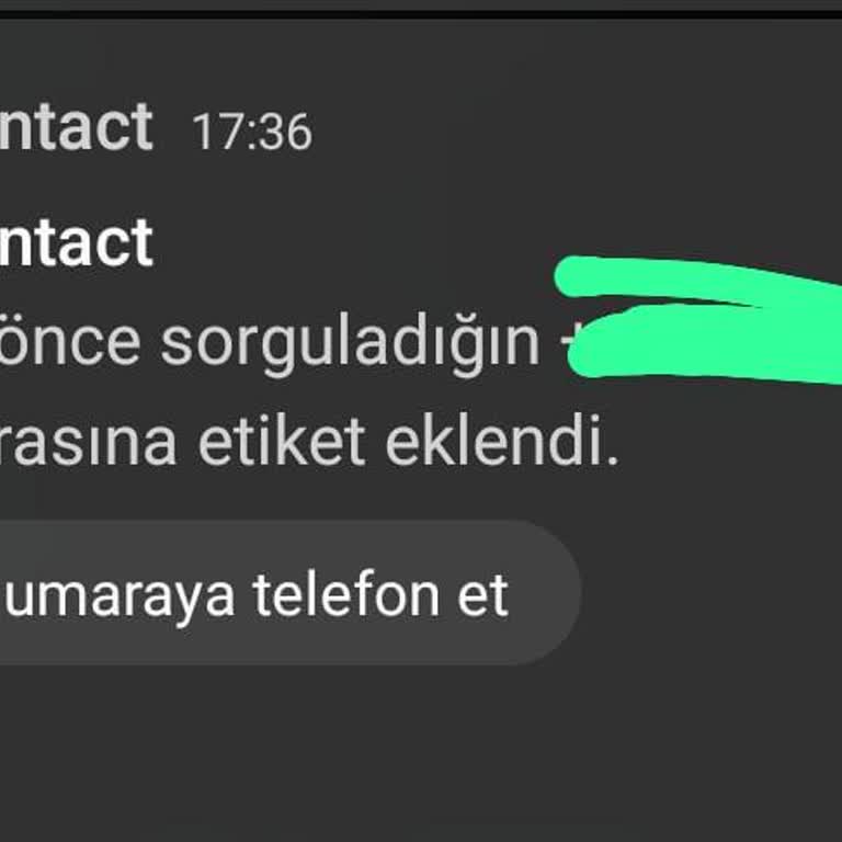 Yanlış Bildirim Sorunu: Başkasının Numarası Hesabımda