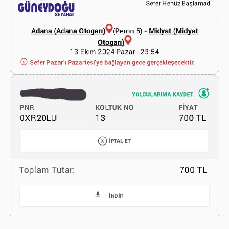 Yanlış Bilgilendirme Ve İptal Edilemeyen Bilet Sorunu