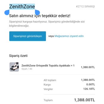Zenithzone'dan Sipariş Efsanesi: Ayakkabılar Yolda Kayboldu