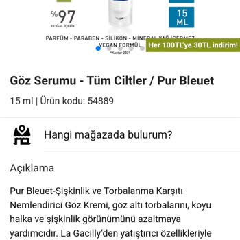 Yves Rocher Göz Kremi Hayal Kırıklığı Ve Cilt Sorunları